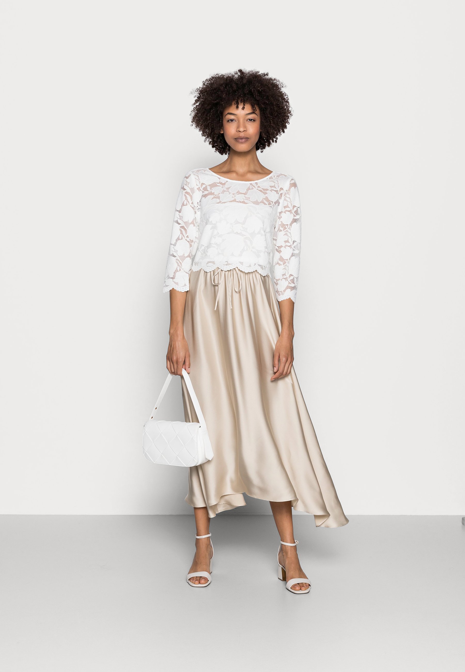 off white lace shirt