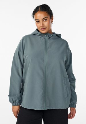 LEICHTE MIT KAPUZE - Välikausitakki - balsam green