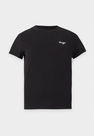 HUGO, DAMATEE - Обикновена тениска - black