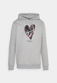 HEART HOODY - Camisola - grey
