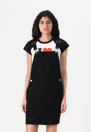 ONLTANYA SPENCER DRESS - Denimové šaty - washed black
