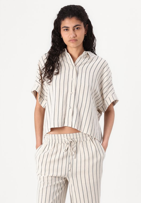 SLFVIVA GULIA STRIPED SUN PANT - Trousers - sandshell2