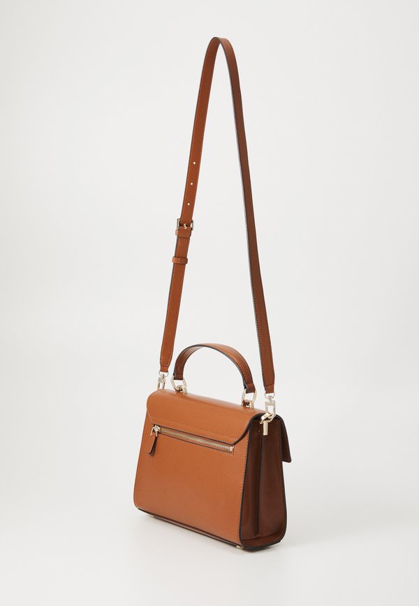 ALDITH TOP HANDLE FLAP - Handbag - cognac2