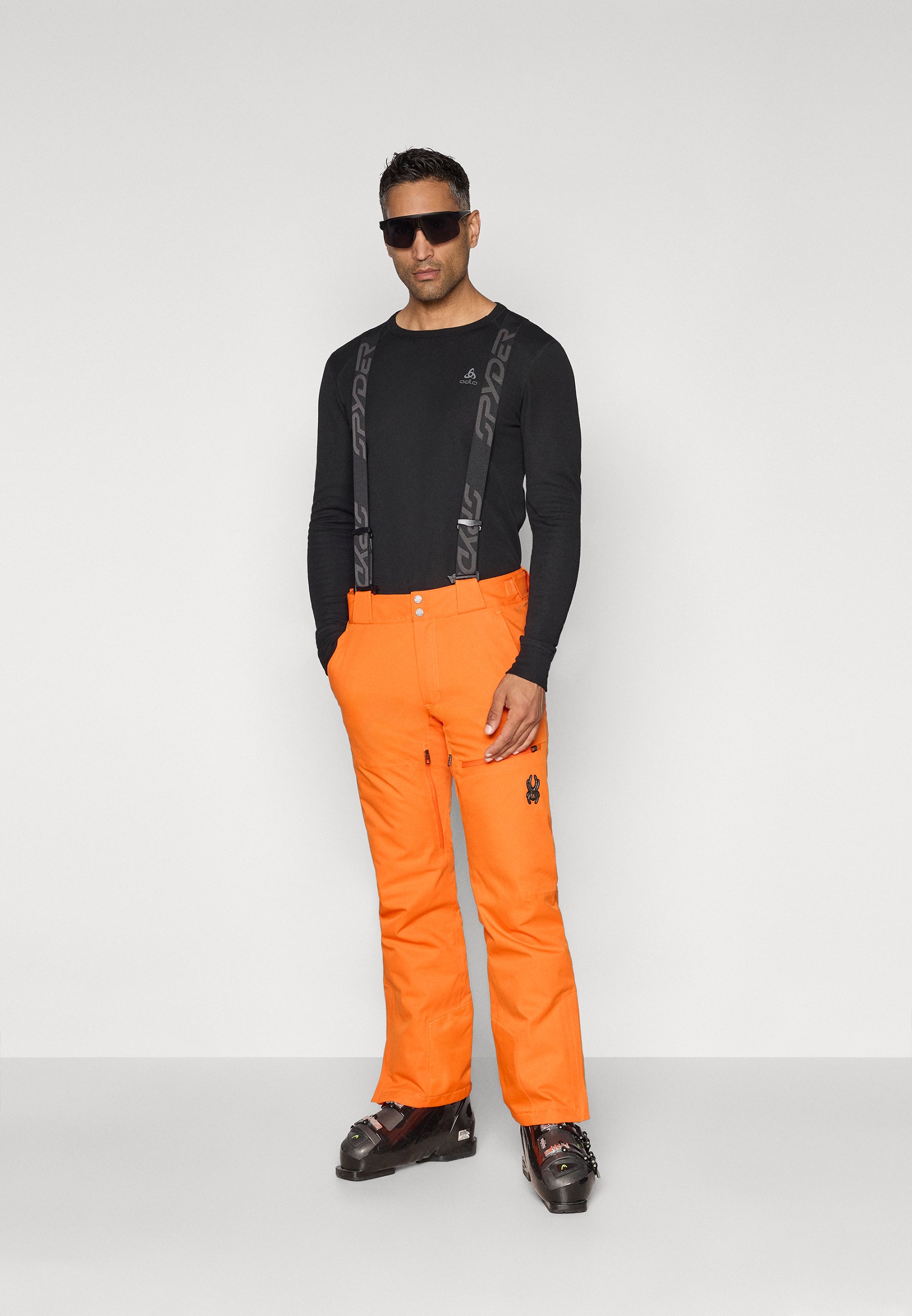 Spyder DARE PANTS - Ski pants - flash orange/orange