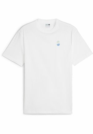 DOWNTOWN LOGO - T-Shirt print - white