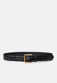 Lauren Ralph Lauren BRAIDED VACHETTA LEATHER BELT - Josta - black