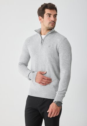 Pulover - light grey melange
