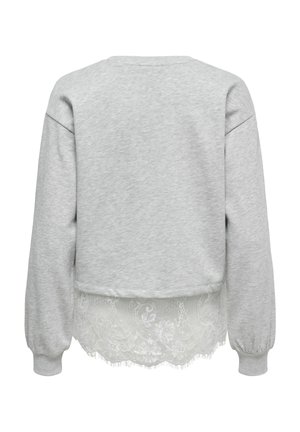 ONLY, SWEATSHIRTS ONLMIMI SWEATSHIRT - Sweatshirt - light grey melange