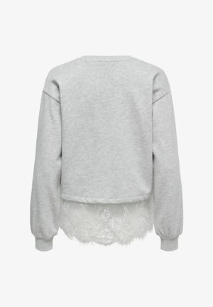 ONLY, SWEATSHIRTS ONLMIMI SWEATSHIRT - Sweatshirt - light grey melange