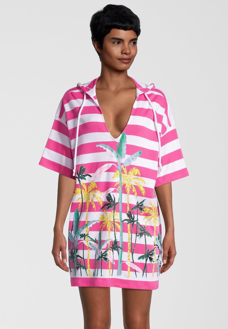Princess goes Hollywood WITH PALMS Robe de jour fuchsia/violet