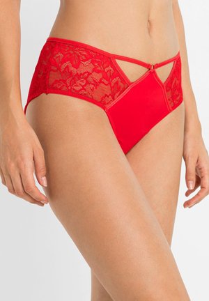 bonprix EINE TRAUMHAFTE STRING MIT BESONDEREN DETAILS - Shorty - rot