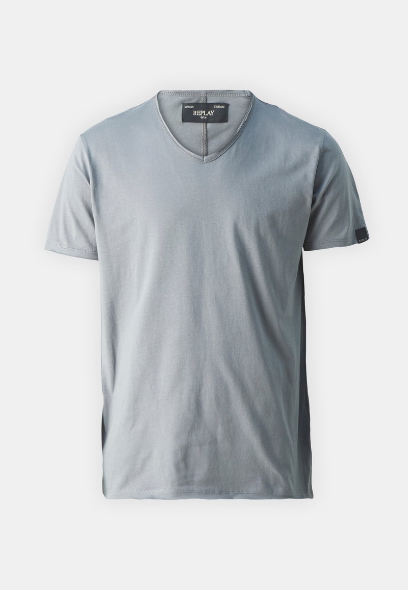 Replay T-shirt basic grijs