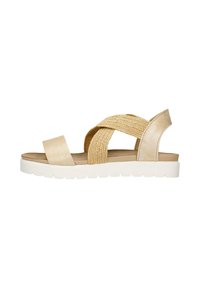 Z PASKAMI - Sandali con plateau - gold coloured