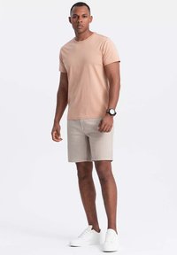 Ombre - 3PACK - T-shirt basique - navy beige dark red Image miniature 1
