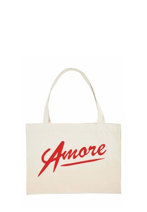 AMORE PRINT - Shopping bag - off-white