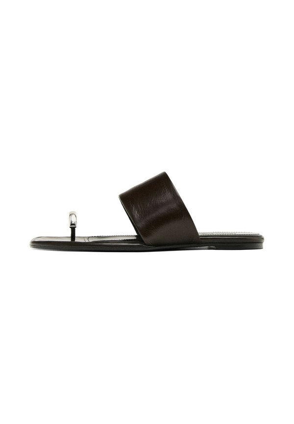 FLAT SLIDER WITH RING DETAIL - T-bar sandals