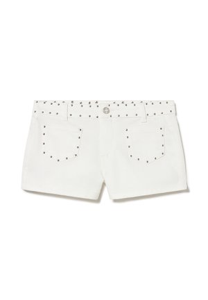 Brownie, SHORT TACHAS DECORATIVAS - Shorts vaqueros - blanco
