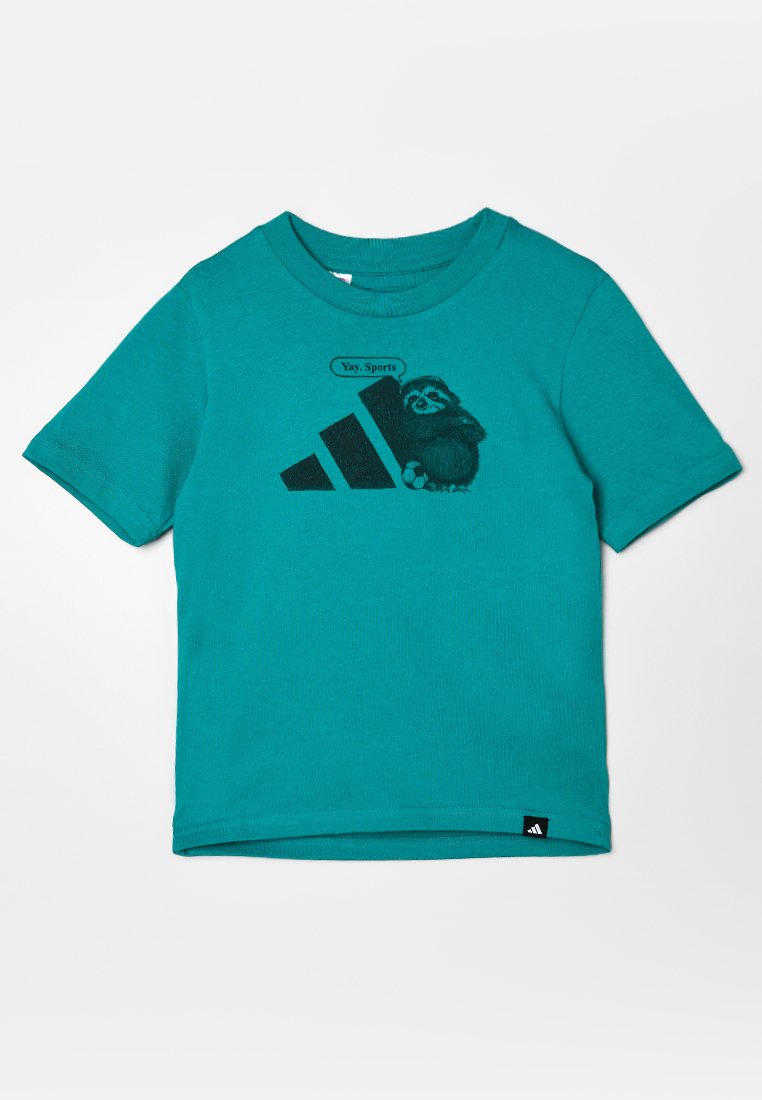 adidas Sportswear T-shirt print lichtgroen