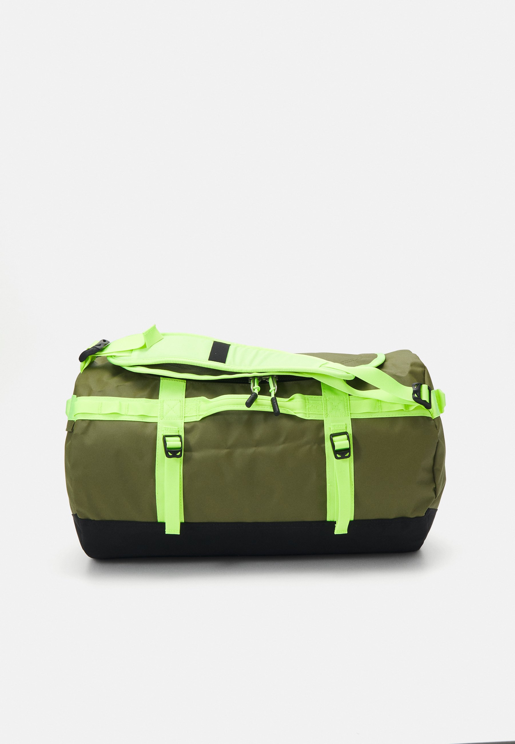 The North Face BASE CAMP DUFFEL - S UNISEX - Tagesrucksack - forest  olive/safety green-tnf black/oliv - Zalando