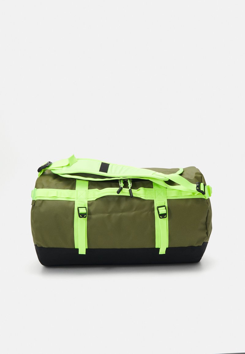 The North Face BASE CAMP DUFFEL S UNISEX - Ranac - forest olive/safety green-tnf black