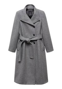 Mango Abrigo clásico - grey