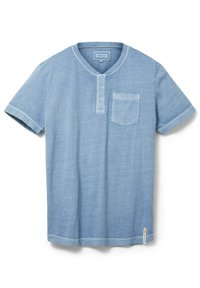 TOM TAILOR MIT STARKER WASCHUNG - Tricou basic - greyish mid blue