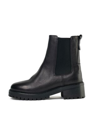 CRAFTED PRESS - Platform ankle boots - black