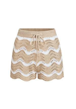 Cupshe, Shorts - light brown  white