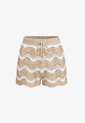 Cupshe, Shorts - light brown white