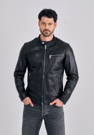LUCKY JIM - Leren jas - black
