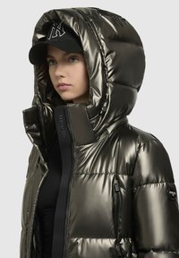 khujo RUBINA SHINY - Zimný kabát - khaki