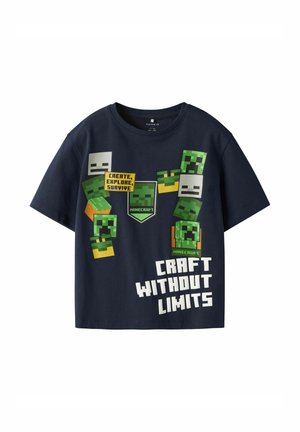 MINECRAFT - Print T-shirt - navy blazer