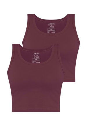 2 PACK - Top - burgund