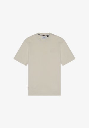 Aquascutum, AQUASCUTUM SHIRT CONTRAST POCKET T-SHIRT - T-Shirt basic - beige