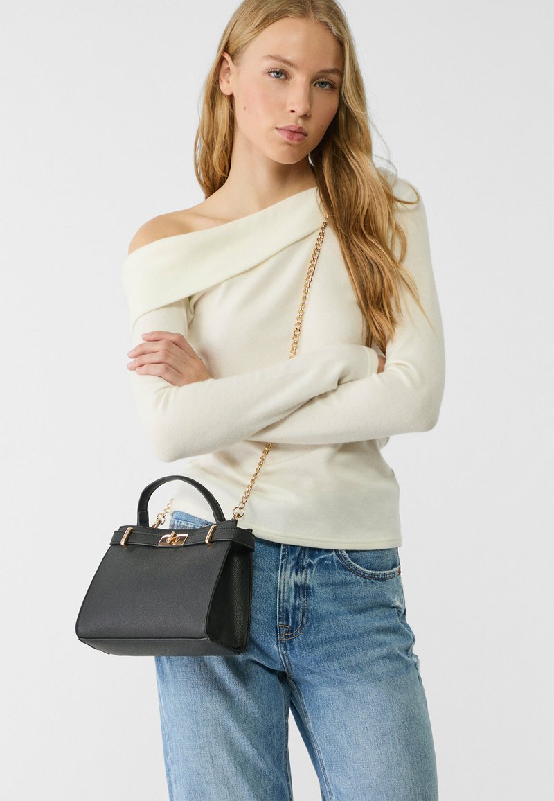 Stradivarius RIGID  - Torbica - black
