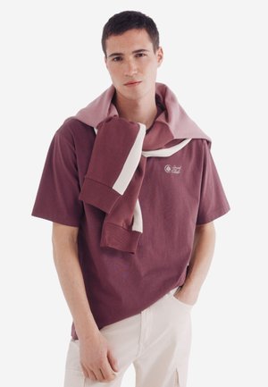 Print T-shirt - bordeaux