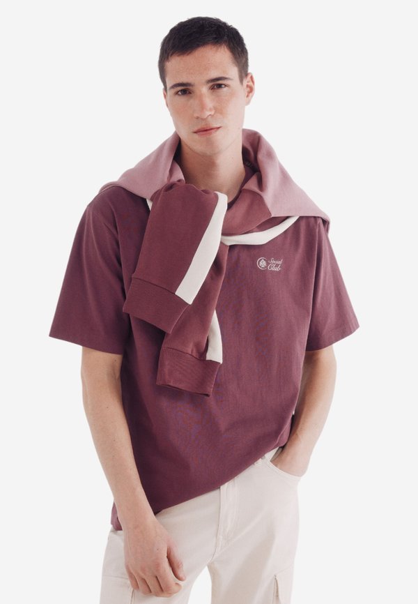 T-Shirt print - bordeaux