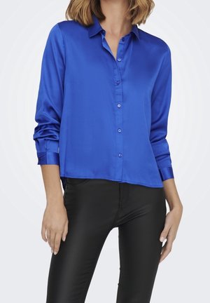 Button-down blouse - blue