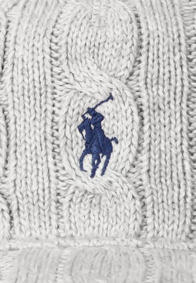Polo Ralph Lauren CABLE KNIT COTTON BALL CAP - Pet - grey heather