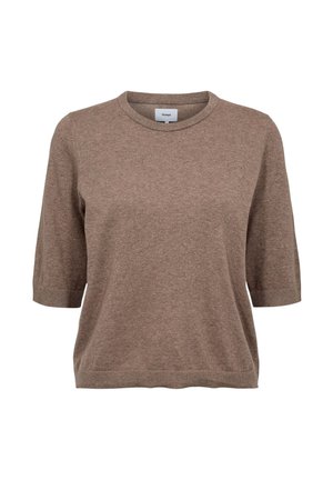 Nümph, NUCALLY SS PULLOVER - T-shirt basique - deep taupe