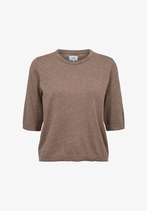 Nümph, NUCALLY SS PULLOVER - T-shirt basique - deep taupe