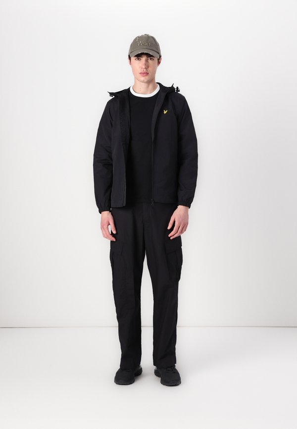 ZIP THROUGH HOODED - Light jacket - schwarz2