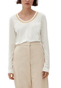 s.Oliver BLACK LABEL Langarmshirt - beige