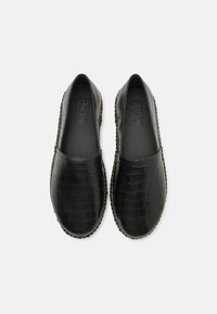 Zign LEATHER - Espadrilles - black