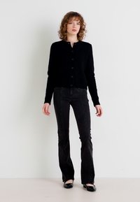 GAP CASHSOFT CREW CARDI - Kardiganas - black