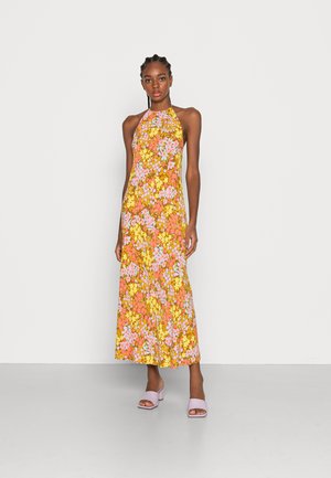 RETRO ROMANCE - Vestido largo - moss