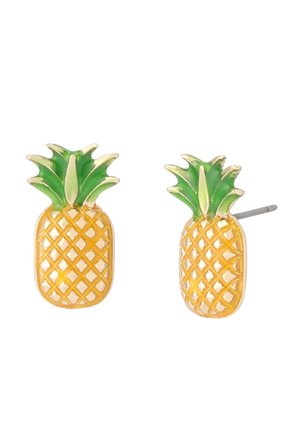 BACKYARD PINEAPPLE  - Earrings - yellow