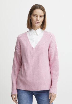 b.young MILO  - Strickpullover - pink sachet melange