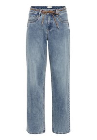 CREAM JEANS -   - Relaxed fit jeans - mckinney mid blue denim