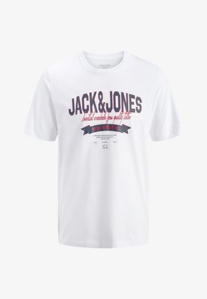 Jack & Jones LOGO TEE - Triko s potiskem - bright white